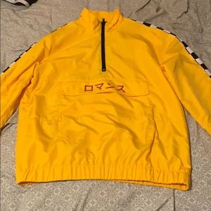 Yellow wind breaker